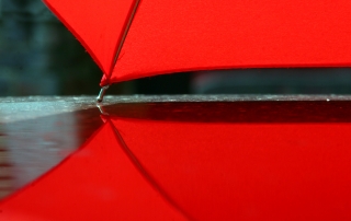 Red Umbrella Background